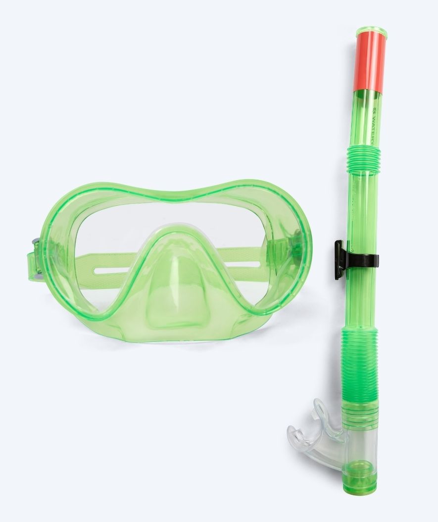Watery Combo snorkelset junior (8-15) - Jubal - Groen