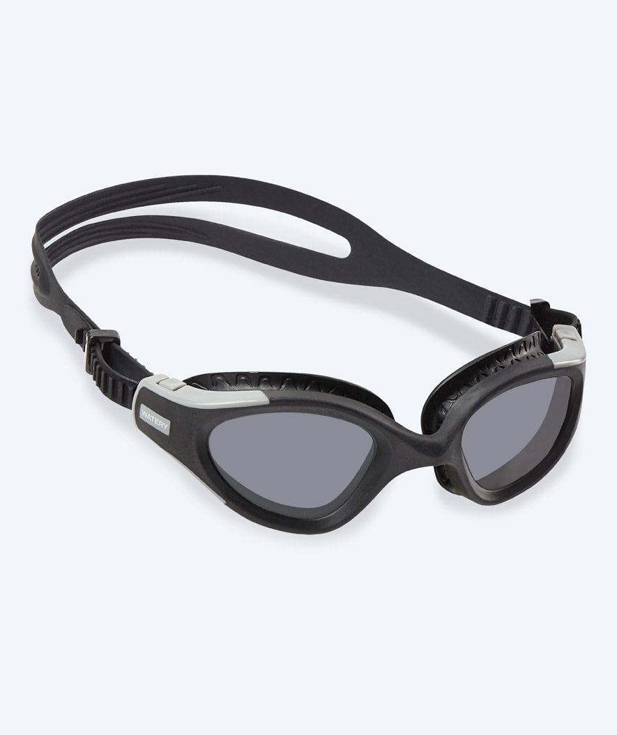 Watery training zwembril - Kelvin Active - Zwart/zilver