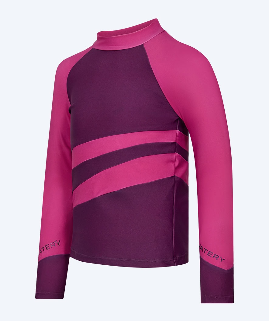 Watery UV-shirt voor kinderen - Manami Lange Mouw Rashguard - Paars