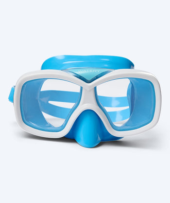 Watery duikbril voor junior (8-15) - Misu - Blauw/wit