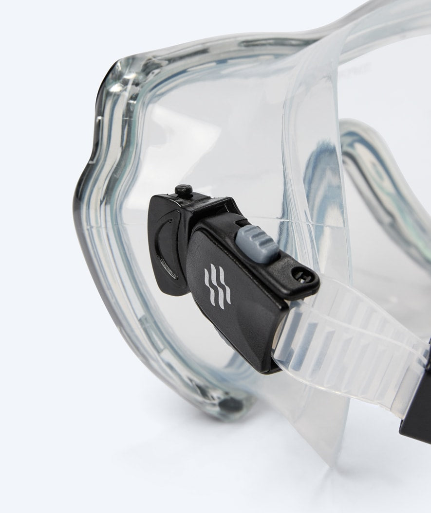 Watery volwassenen duikbril (vanaf 15 jaar) - Nebula - Zwart