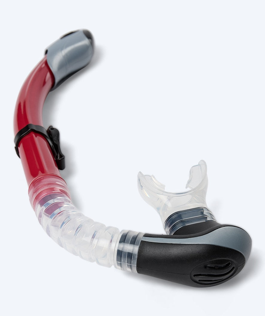 Watery volwassenen snorkel (vanaf 15 jaar) - Nebula - Zwart/rood