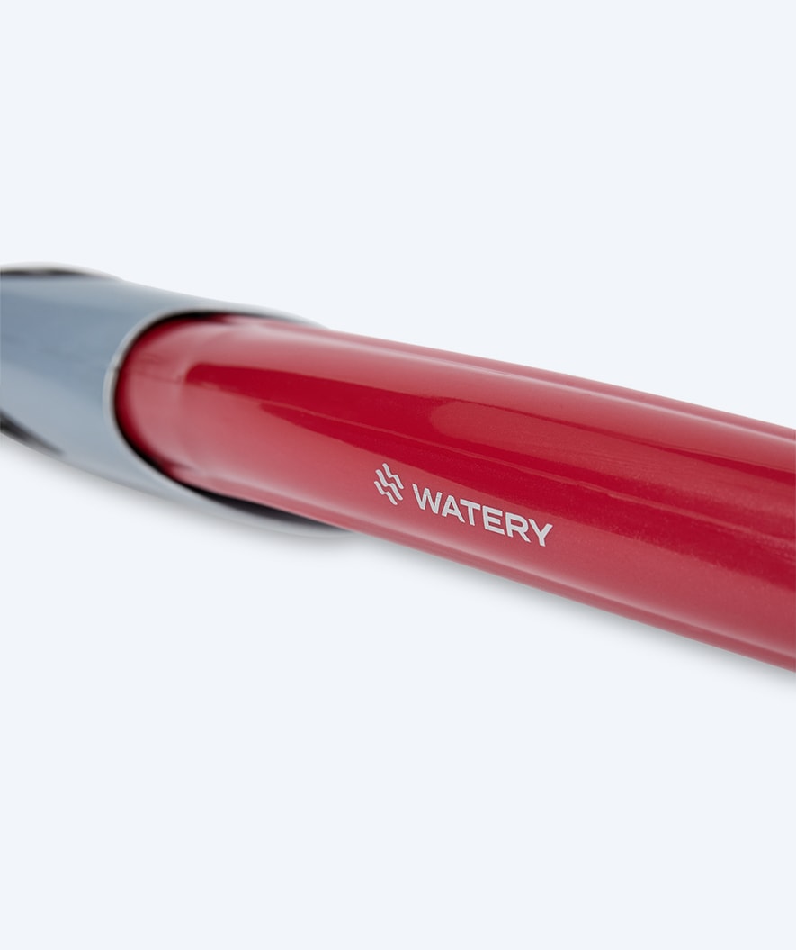 Watery volwassenen snorkel (vanaf 15 jaar) - Nebula - Zwart/rood