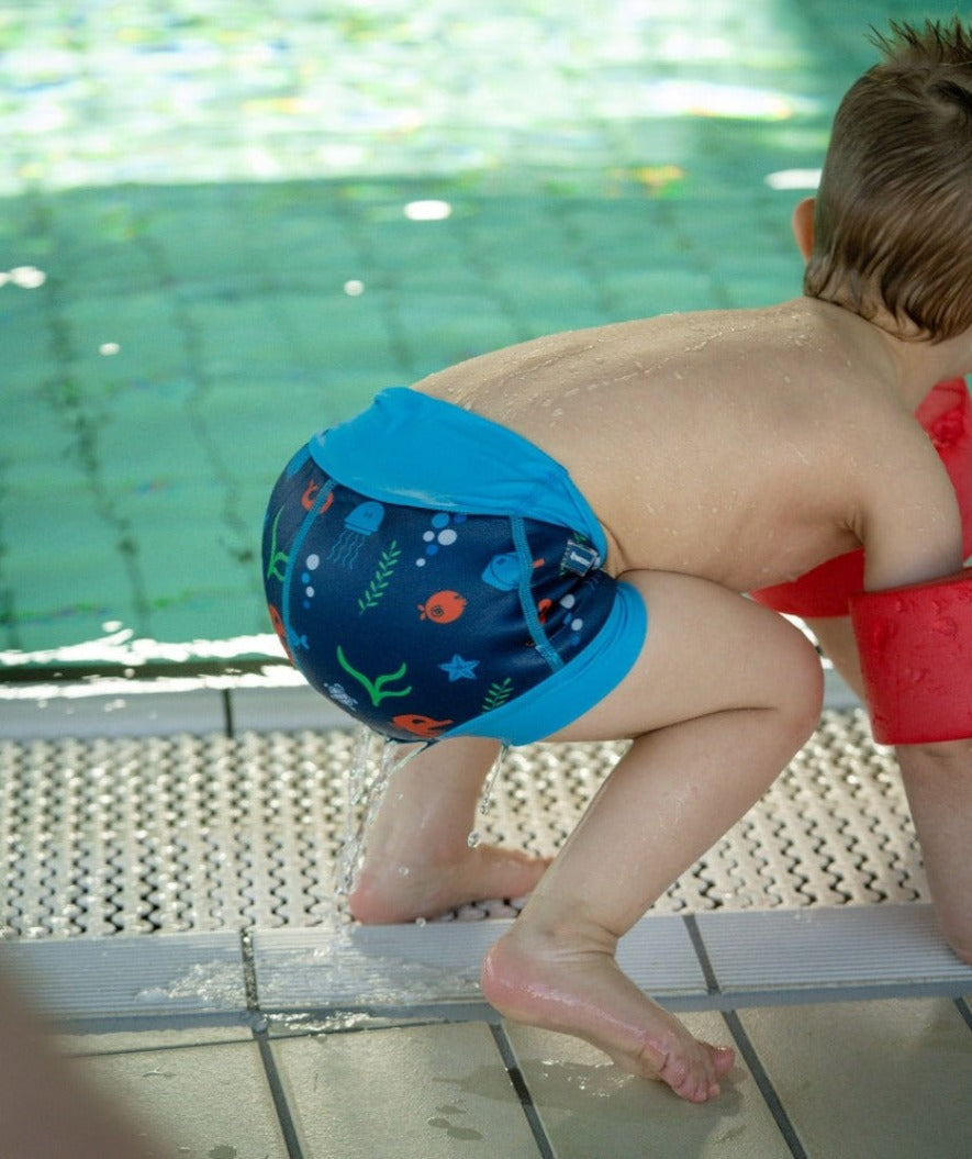 Watery kind zwemluier - Neoprene Swim Nappy - Atlantic Roze
