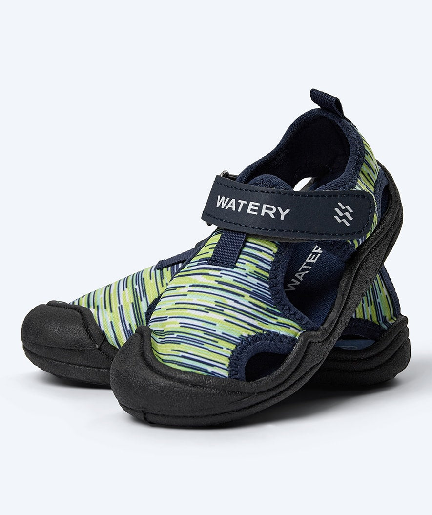 Watery kind badslippers - Nixie 2.0 - Atlantic Blauw