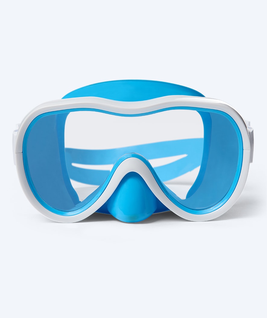 Watery duikbril voor junior (8-15) - Odine - Blauw/wit