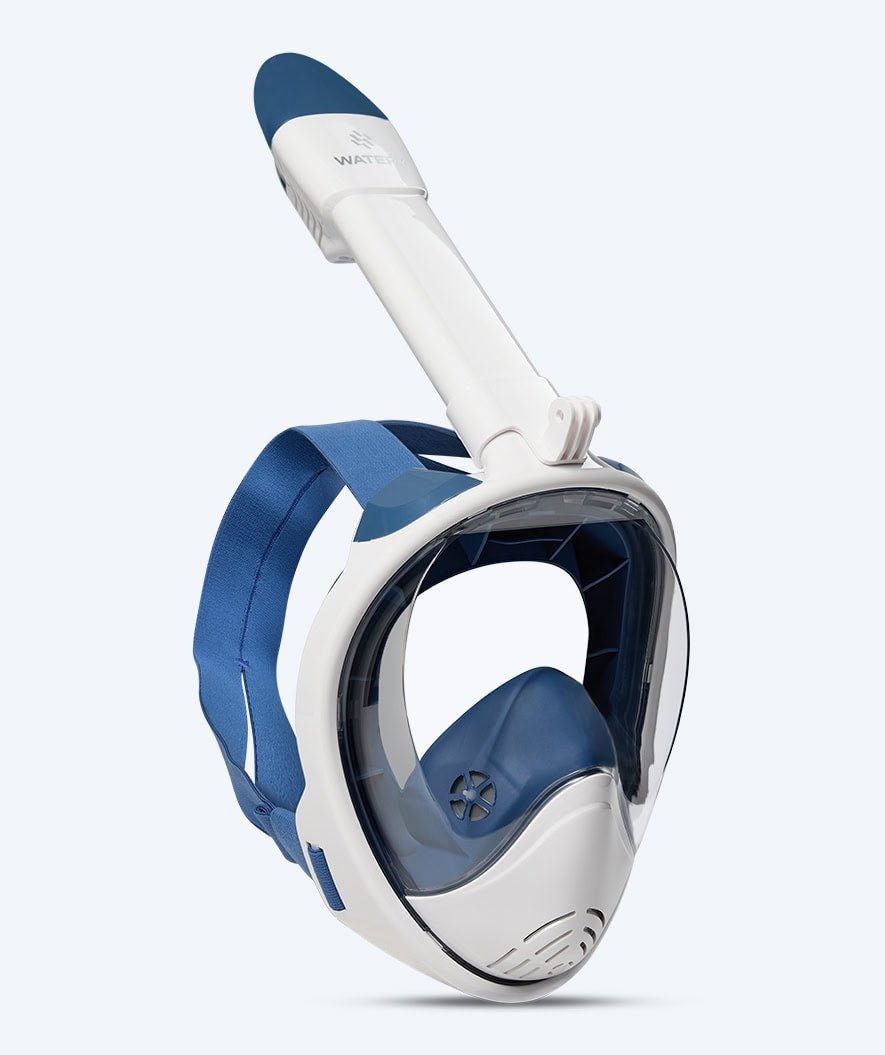 Watery full face duikmasker voor volwassenen - Oxygen - Blauw