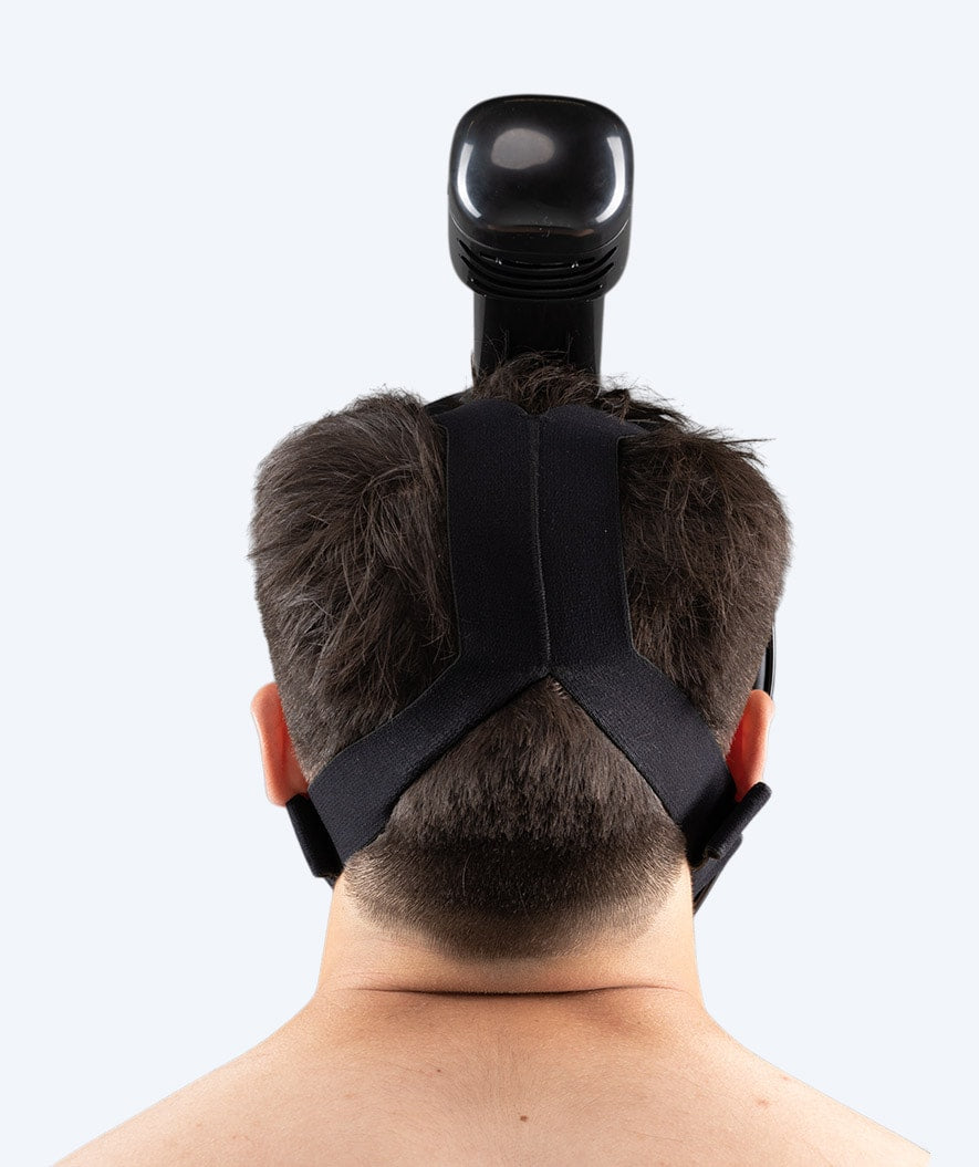 Watery volwassenen snorkelmasker - Oxygen - Zwart