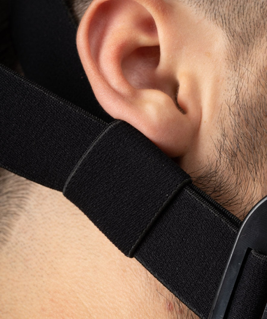 Watery volwassenen snorkelmasker - Oxygen - Zwart