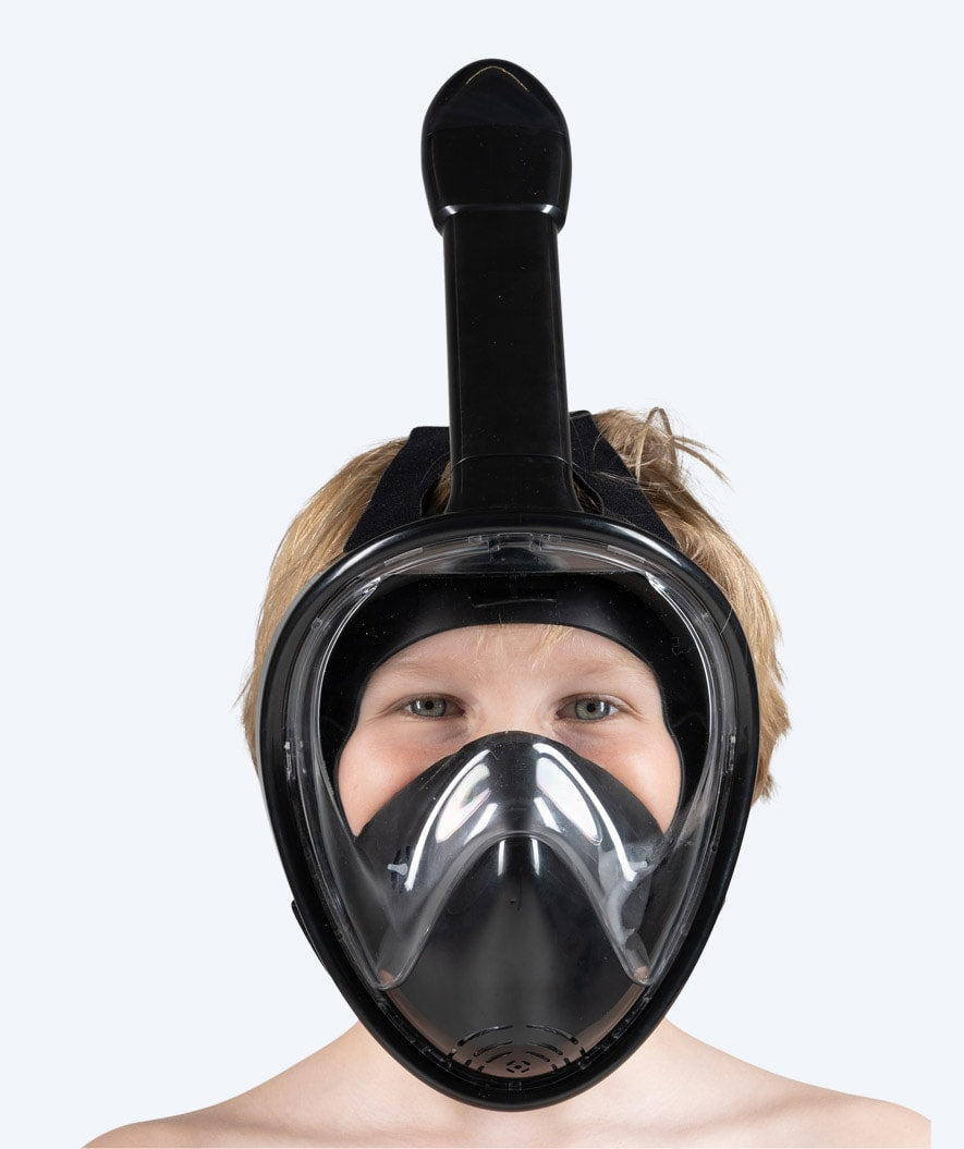 Watery kind snorkelmasker - Oxygen - Zwart