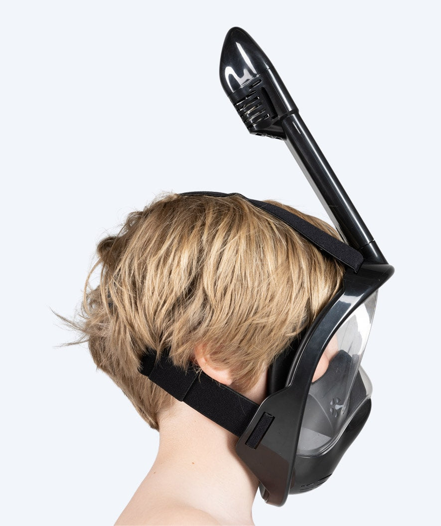 Watery kind snorkelmasker - Oxygen - Zwart