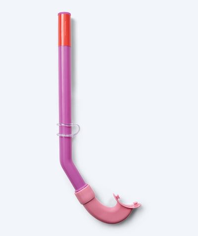 Watery snorkel voor kinderen (4-10) - Pulina - Lichtroze/paars