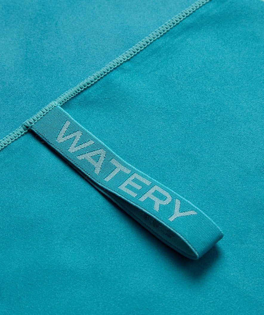 Watery microvezel handdoek (175 x 110 cm) - Rafferty - Ocean Blue