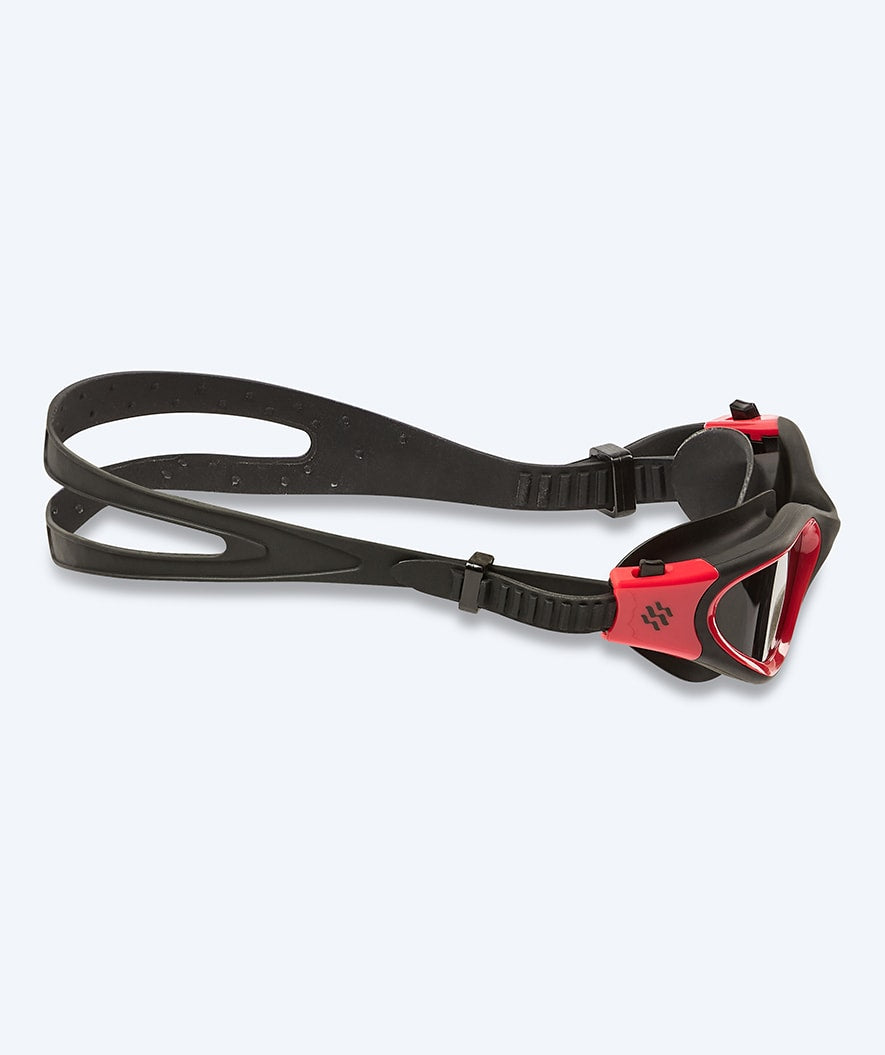 Watery training zwembril - Raven Active - Zwart/rood
