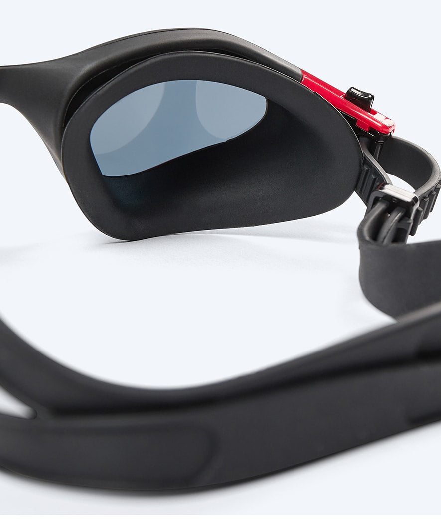 Watery training zwembril - Raven Active - Zwart/rood