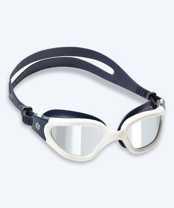 Watery training zwembril - Raven Mirror - Donkerblauw/zilver