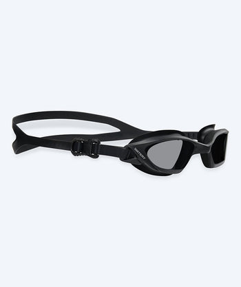 Watery training zwembril - Saunton - Zwart (Smoke lens)
