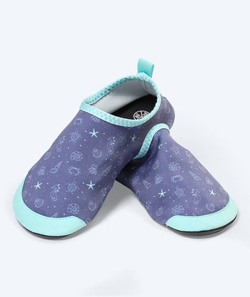 Watery kind zwemsokken - Seadon - Atlantisch Turquoise