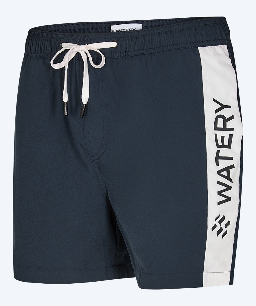 Watery zwemshorts voor mannen - Signature Eco - Donkerblauw