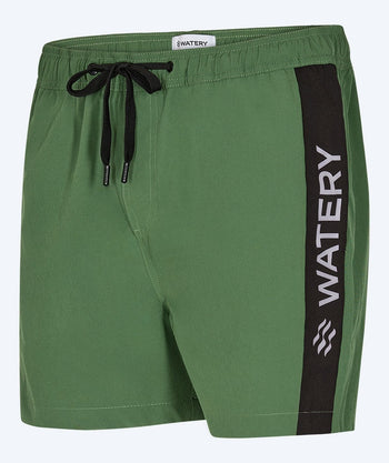 Watery zwemshorts voor mannen - Signature Eco - Dust Green