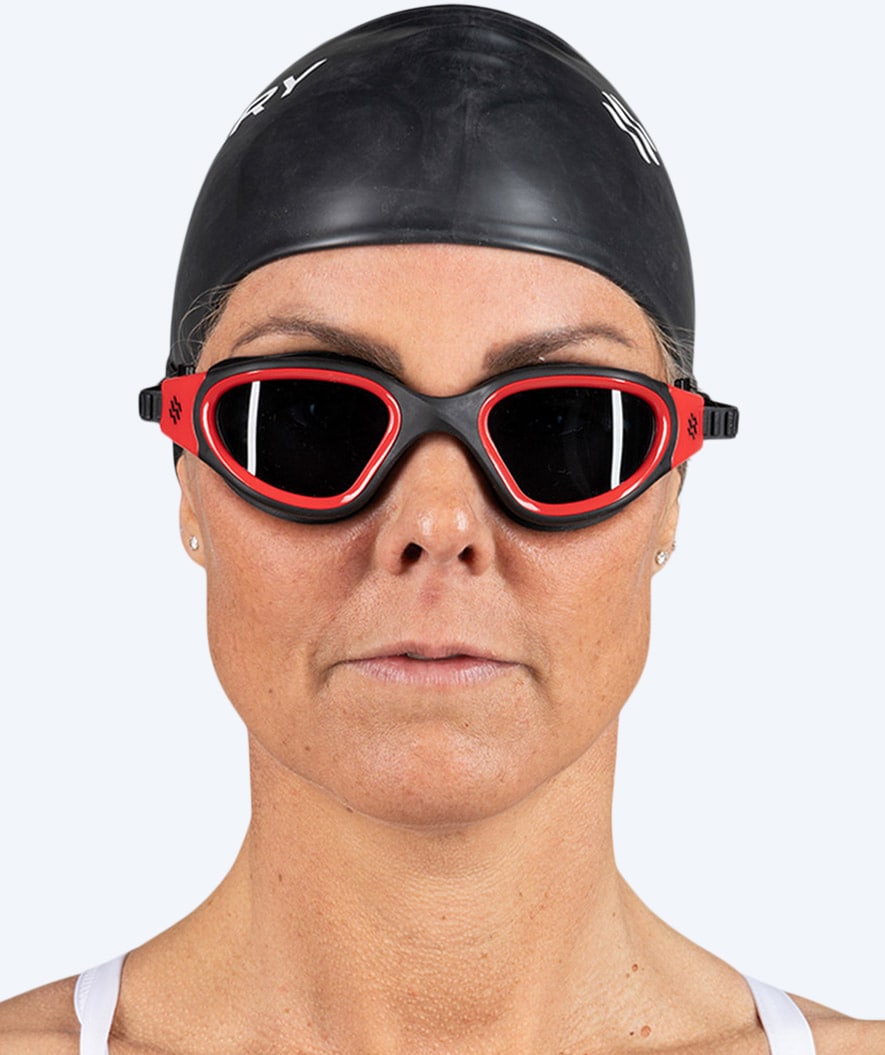 Watery badmuts voor lang haar - Signature - Zwart