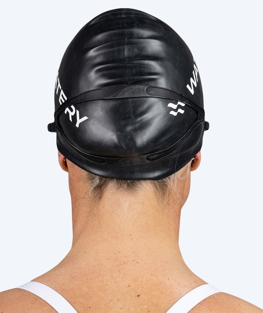 Watery badmuts voor lang haar - Signature - Zwart