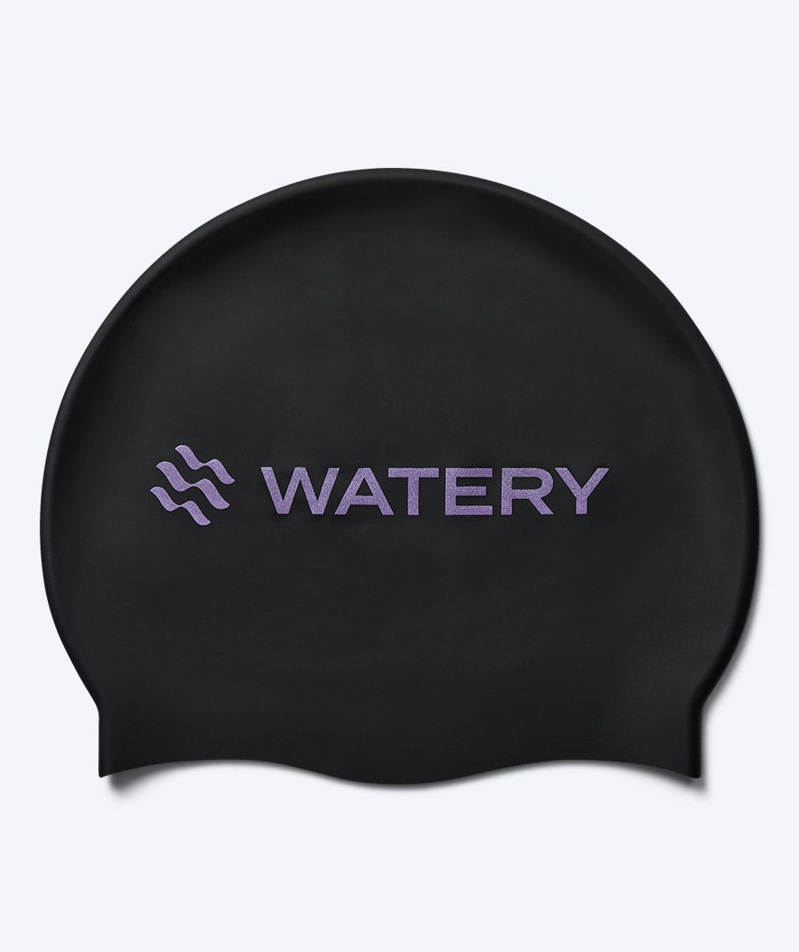 Watery badmuts - Signature Metallic - Zwart/paars