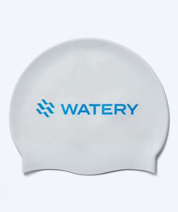 Watery badmuts - Signature Metallic - Wit/blauw