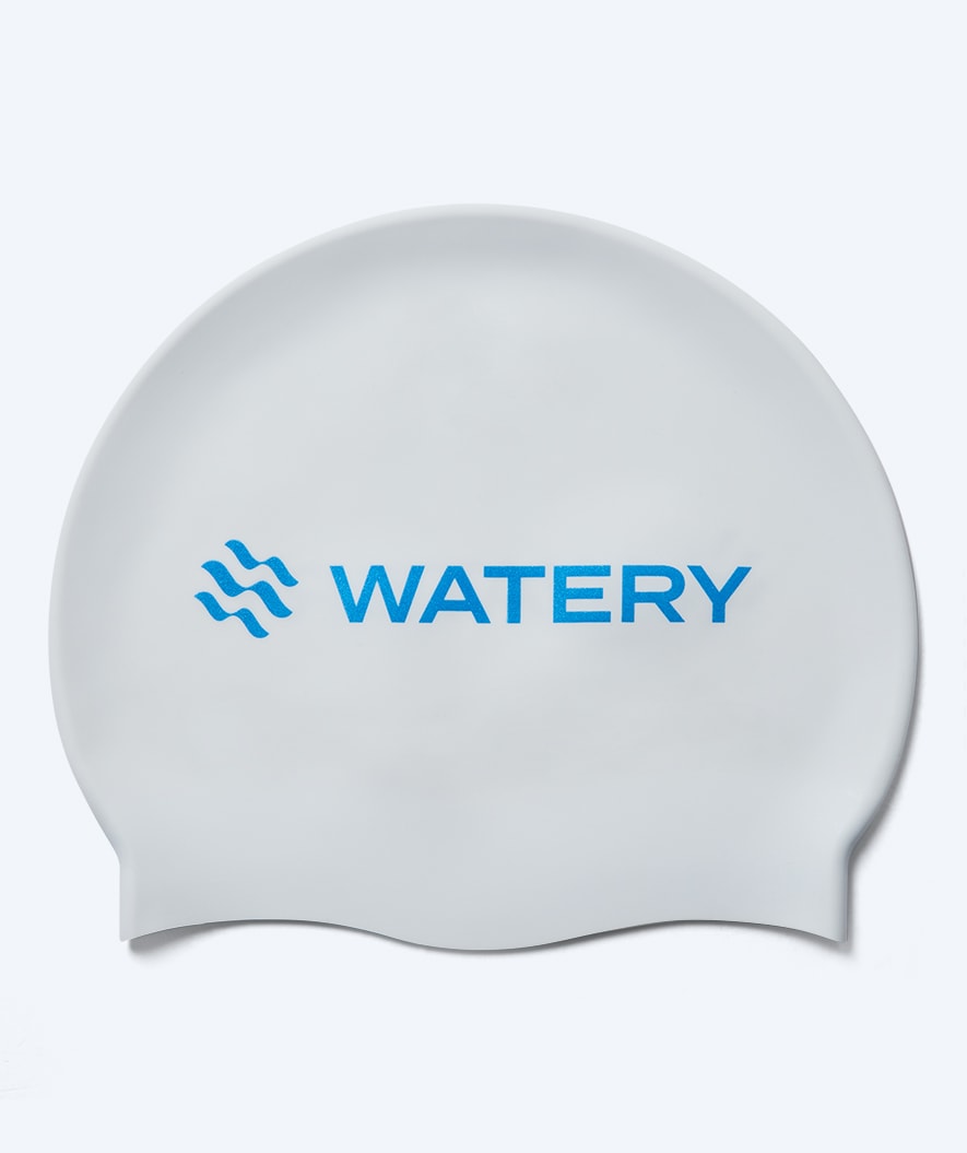 Watery badmuts - Signature Metallic - Wit/blauw