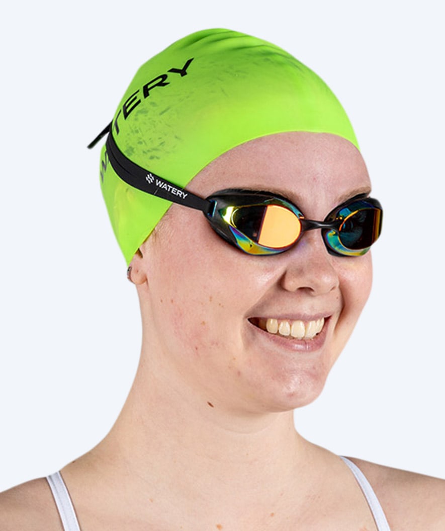 Watery badmuts (vanaf 10 jaar) - Signature - Fluo groen