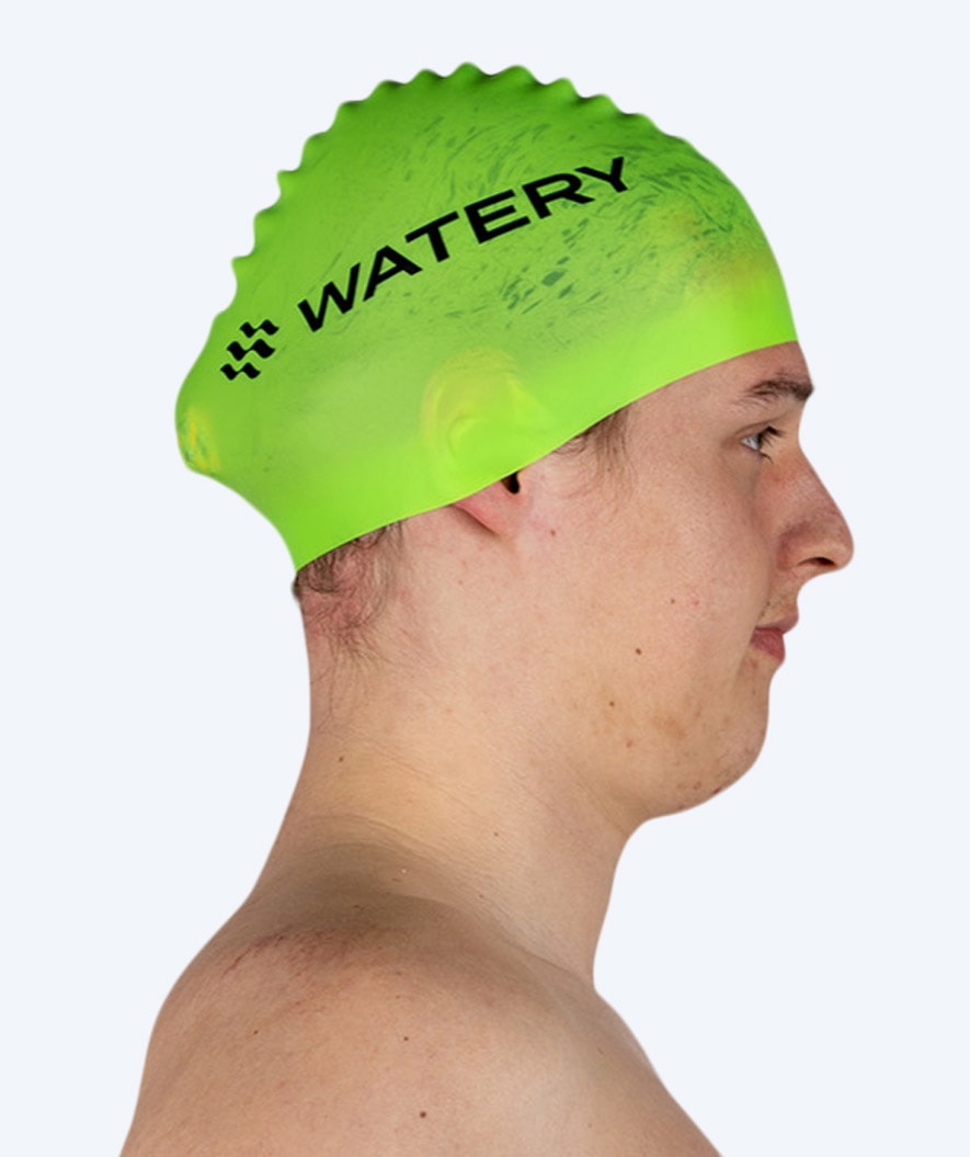 Watery badmuts (vanaf 10 jaar) - Signature - Fluo groen