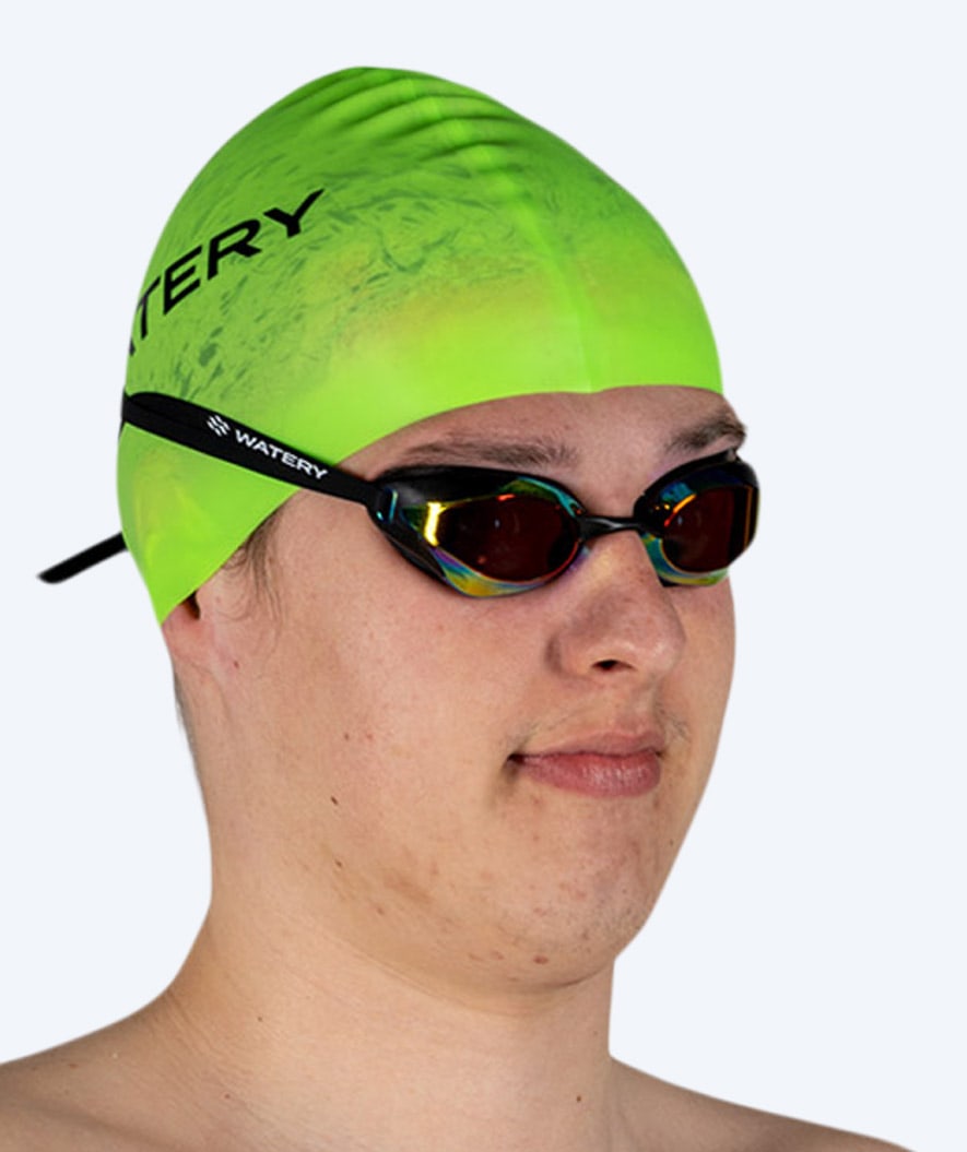 Watery badmuts (vanaf 10 jaar) - Signature - Fluo groen