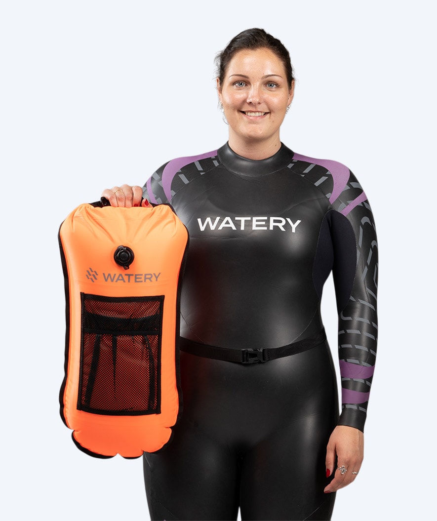 Watery zwemboei zwemmen - Pro 28L - Oranje