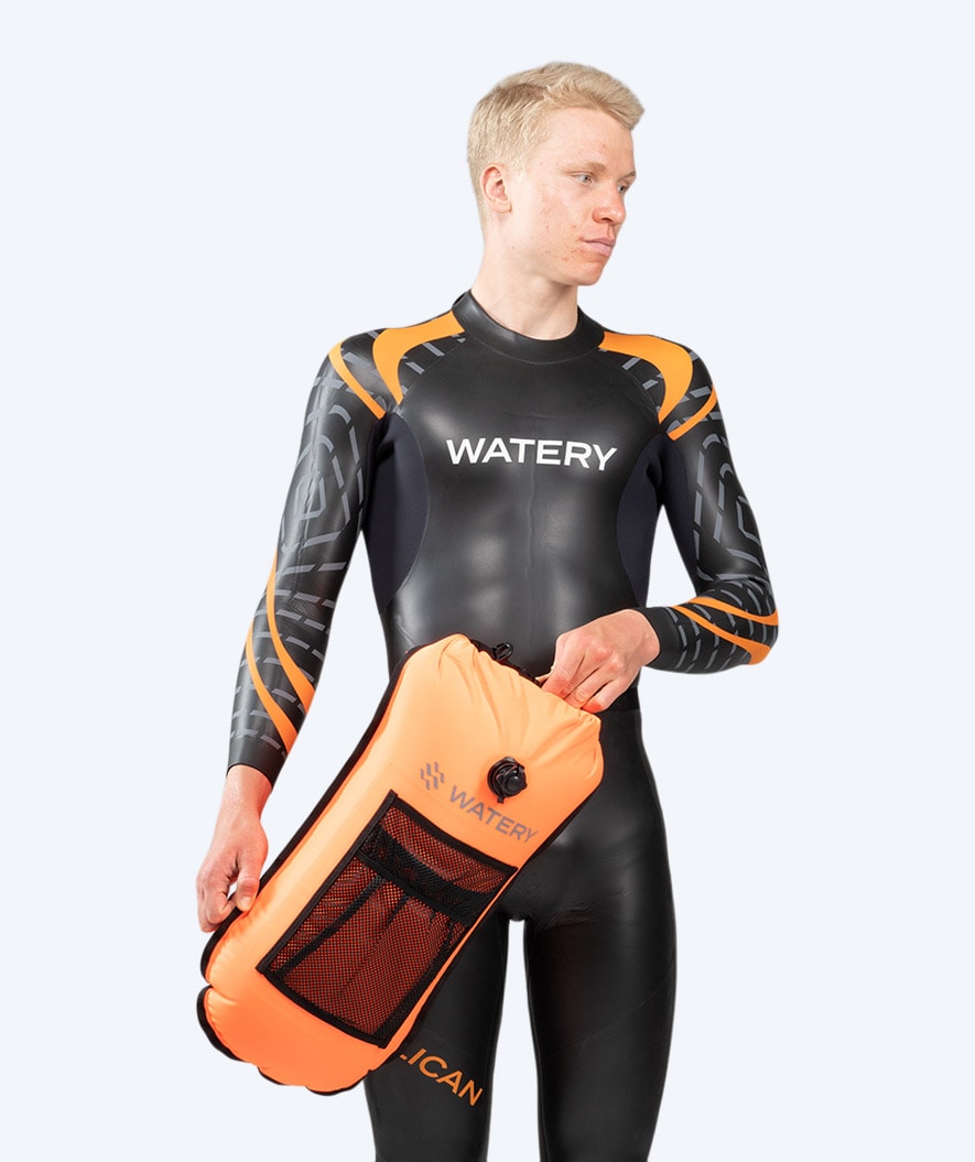 Watery zwemboei zwemmen - Pro 28L - Oranje