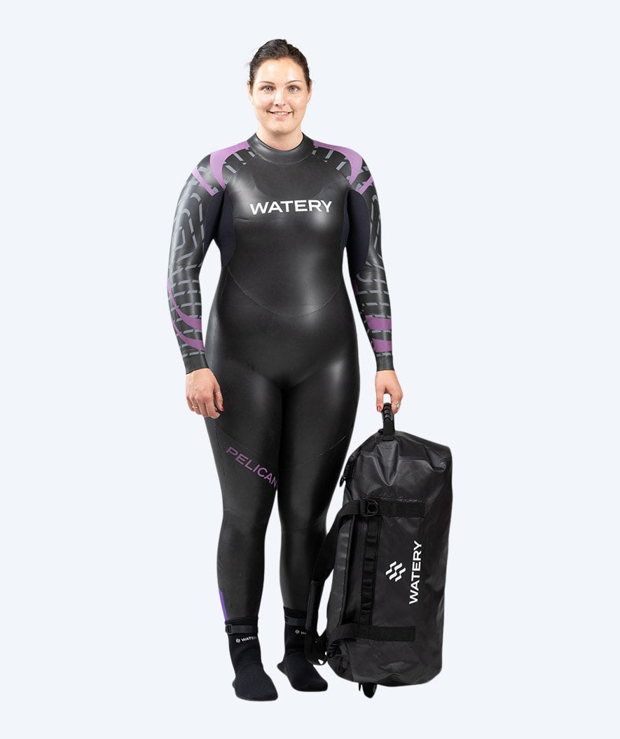 Watery waterdichte duffeltas - Swim 50L - Zwart
