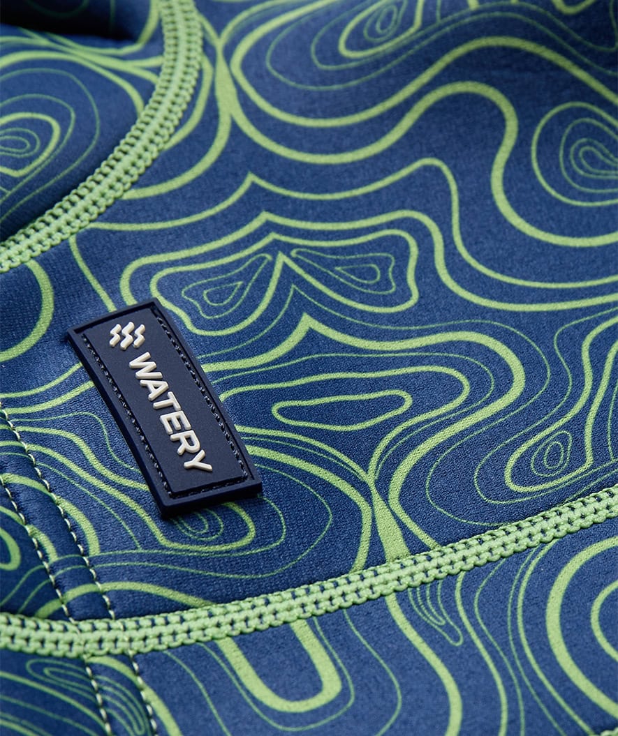 Watery kind zwemluier - Thetis Youngster - Groen/blauw