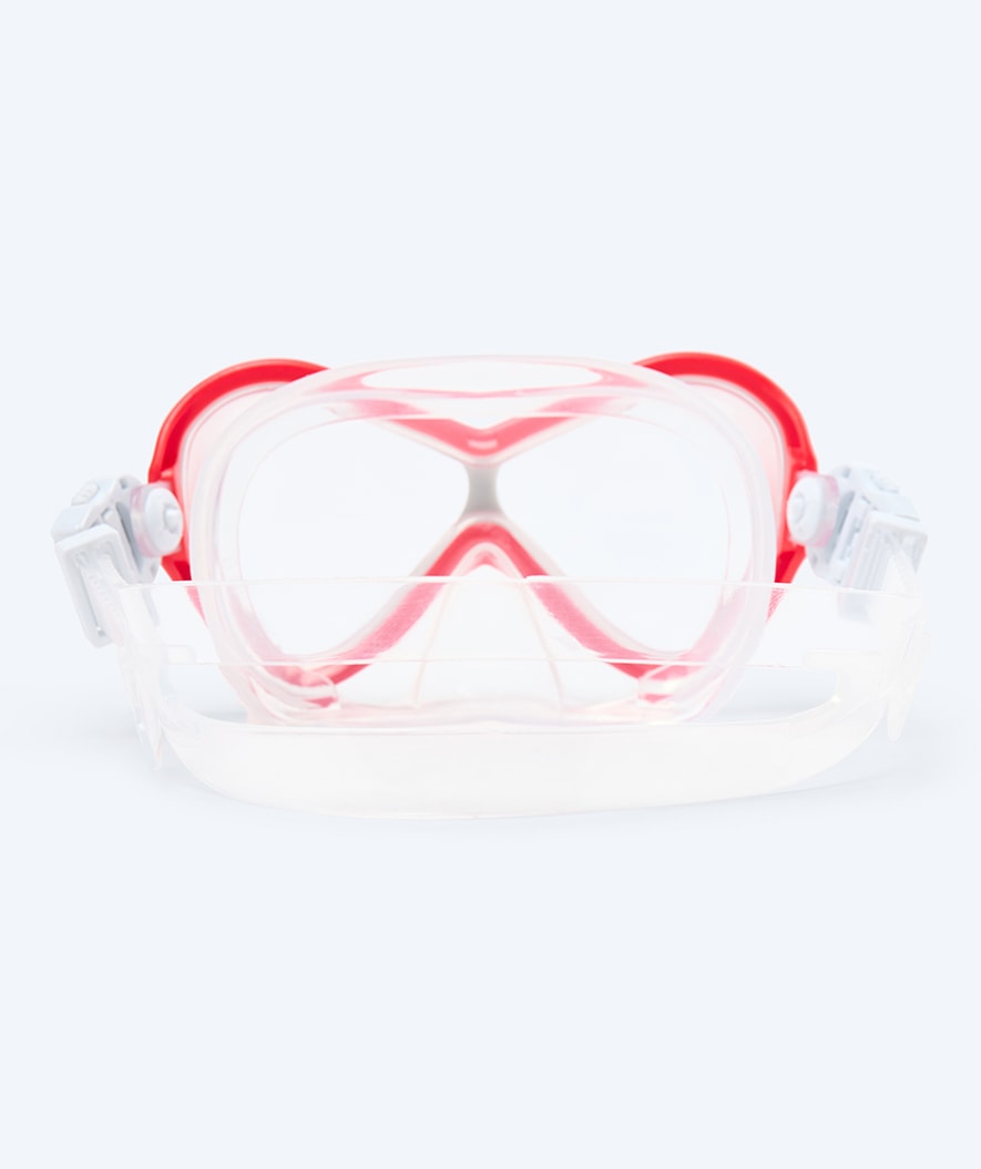 Watery Combo snorkelset voor kinderen - Triton Semi-dry - Rood