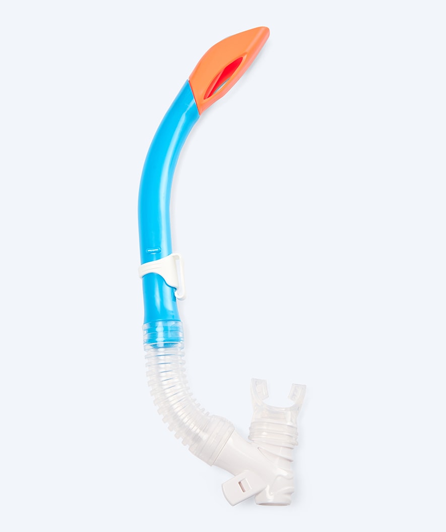 Watery semi-dry snorkel voor kinderen - Triton - Blauw