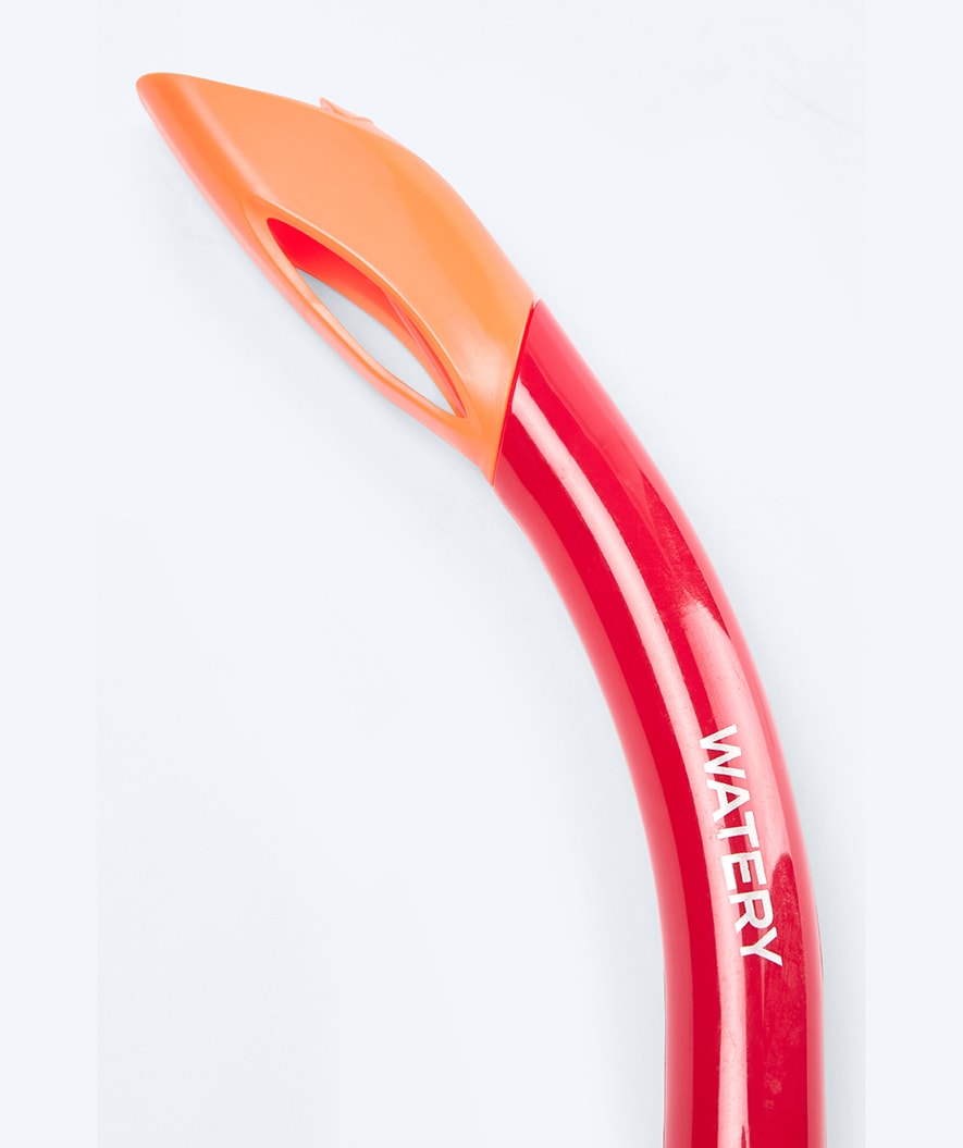 Watery Combo snorkelset voor kinderen - Triton Semi-dry - Rood