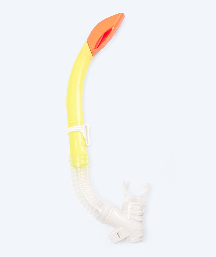 Watery semi-dry snorkel voor kinderen - Triton - Geel