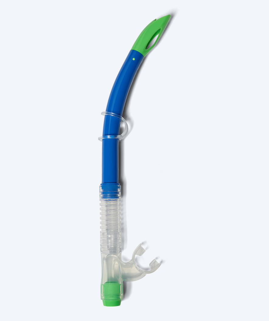Watery snorkel voor kinderen (4-10) - Tropical - Blauw/groen