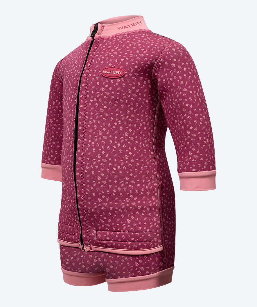 Watery wetsuit voor kinderen - Tropical Wrap'n Nappy - Atlantic Roze