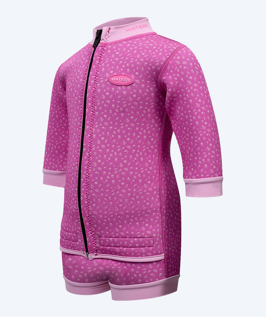 Watery wetsuit voor kinderen - Tropical Wrap'n Nappy - Roze