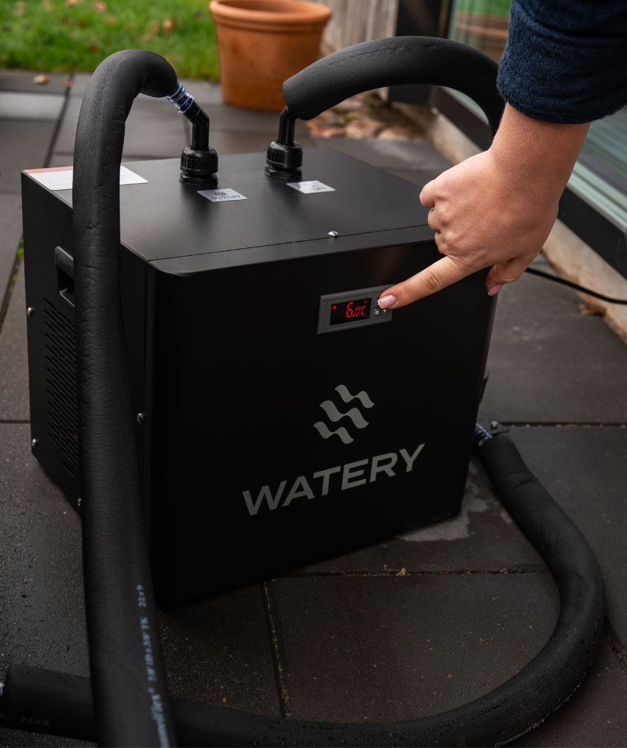 Watery waterkoeler voor ijsbad - Dense Cooler - Zwart