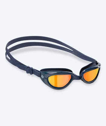 Watery zwembril voor kinderen - Wade Mirror - Donkerblauw/goud