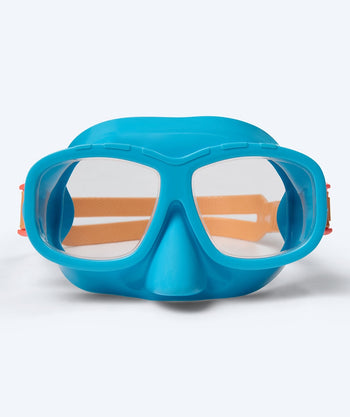 Watery duikbril voor kinderen (4-10) - Wyre - Blauw/oranje