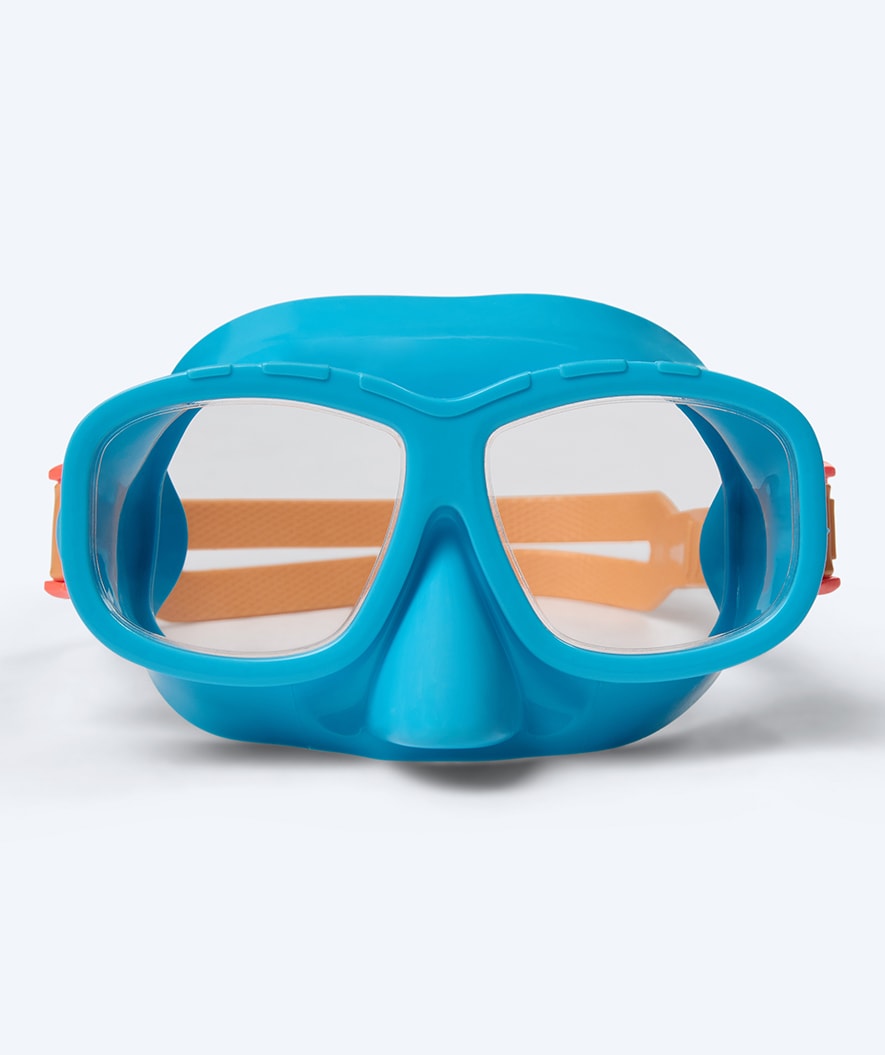 Watery duikbril voor kinderen (4-10) - Wyre - Blauw/oranje