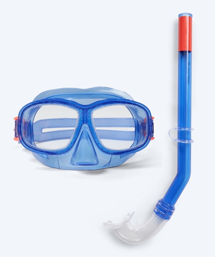 Watery Combo snorkelset voor kinderen (4-10) - Wyre - Donkerblauw