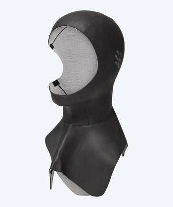 Watery neopreen duikmuts - Yama Pro (3mm) - Zwart