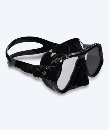 Watery volwassenen duikmasker (vanaf 12 jaar) - Hudson - Zwart